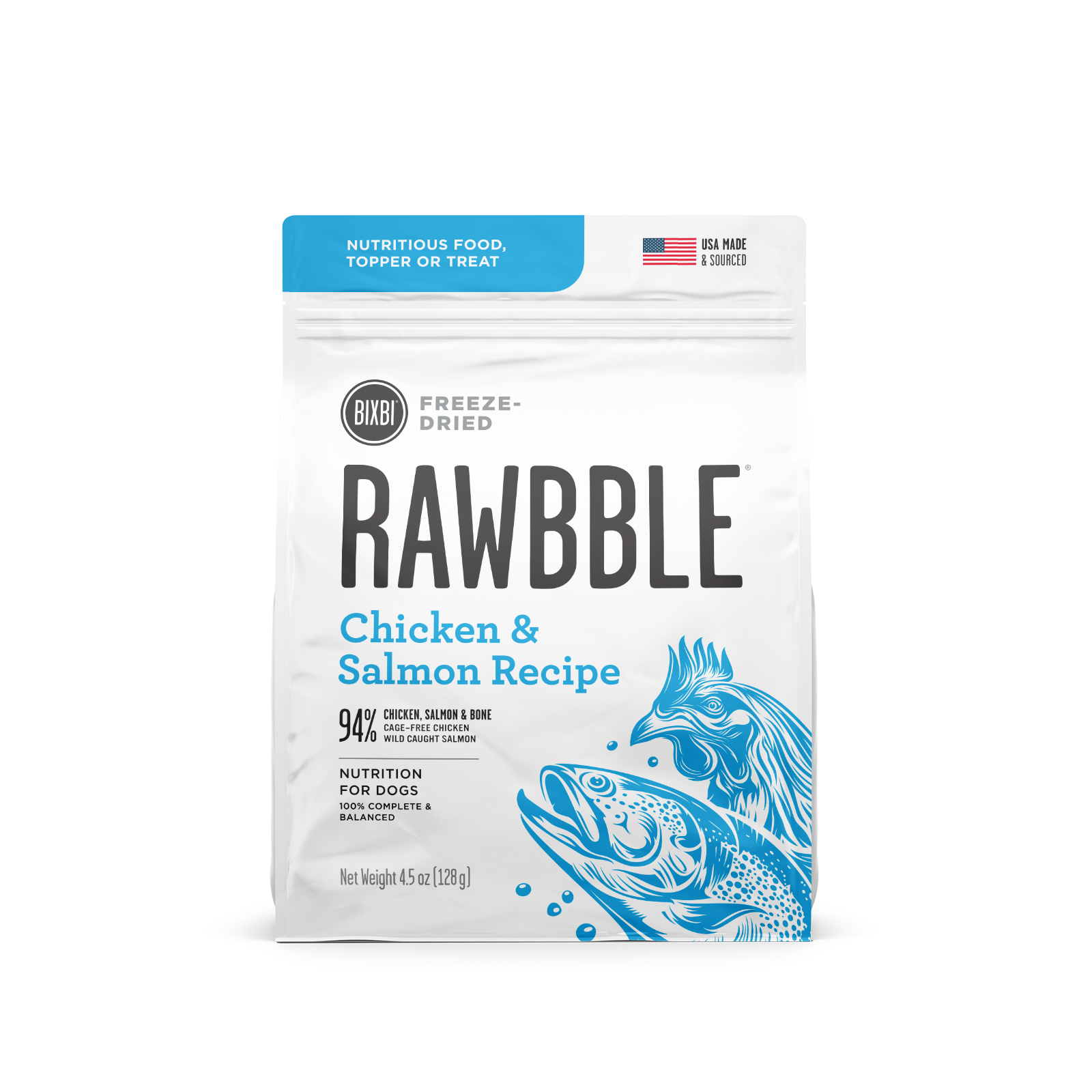 Bixbi Rawbble Raw Nutrition Natural Freeze-Dired Dog Treat BIXBI